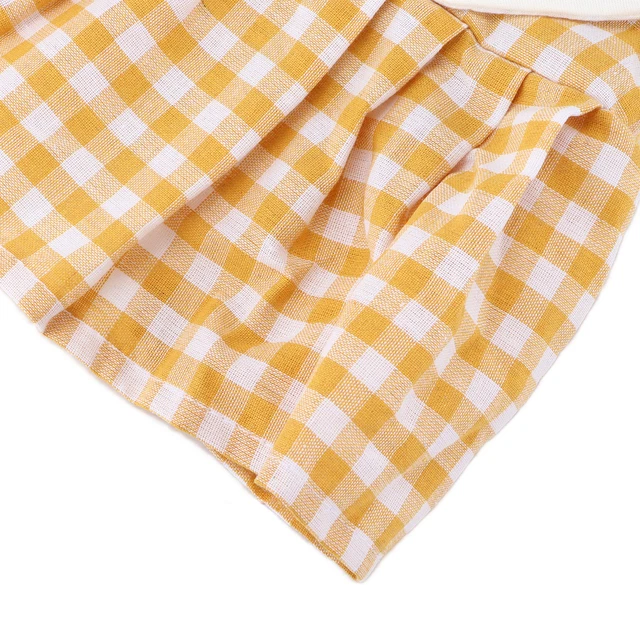 (Gelbes Gitter L) 02 015 Enten-Outfits Festival-Gans-Outfits Süß Zum