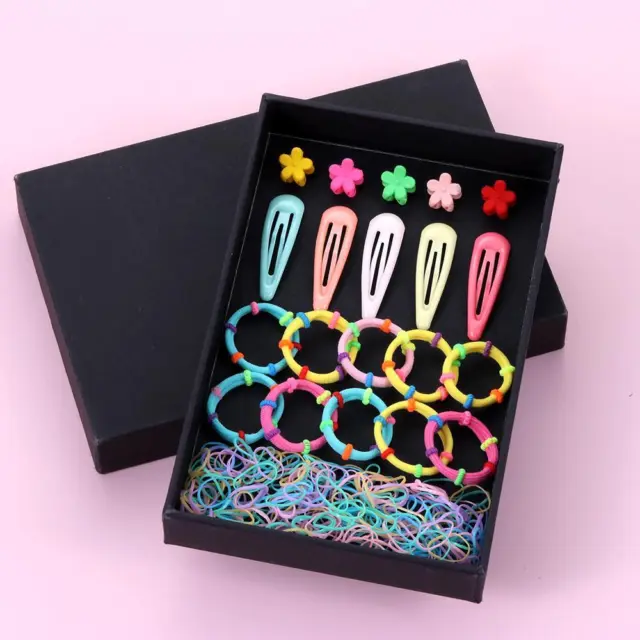BB Kids Candy Color Girls Accessories Hair Rope Hairpin Hair Clip Gifts