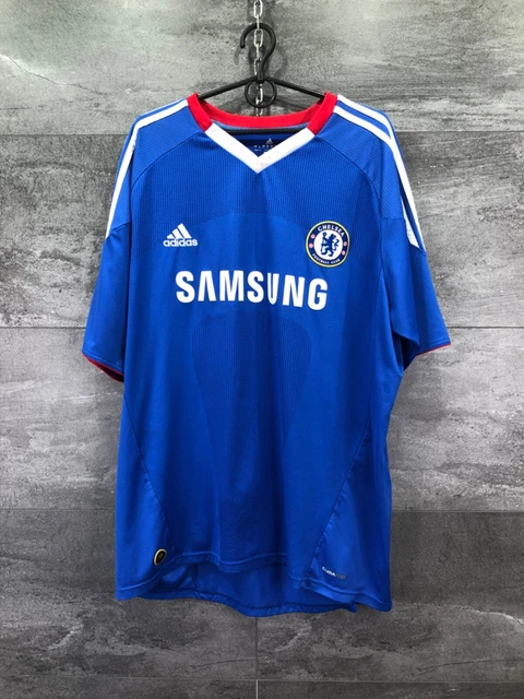 FC CHELSEA London 2010 2011 Home Football Shirt Soccer Jersey Top Adidas Mens si
