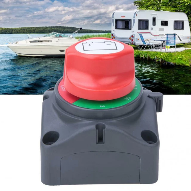 Batteria Isolatore Disconnessione Interruttore Alimentazione Interruzione per Auto Camion Barca ATV 12V