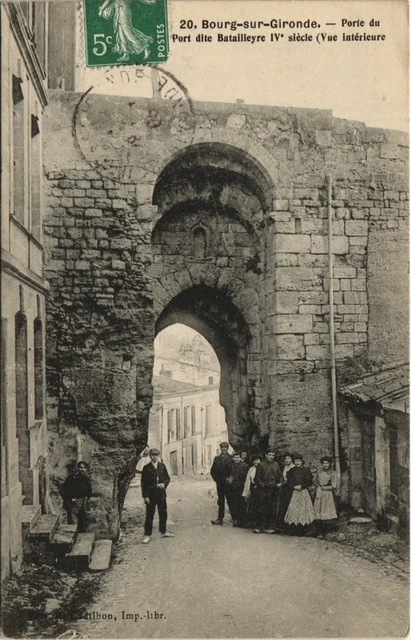 CPA BOURG-sur-GIRONDE - Porte du Port known as Batailleyre (140319)