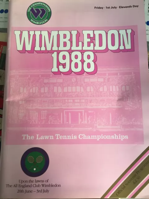 wimbledon tennis memorabilia