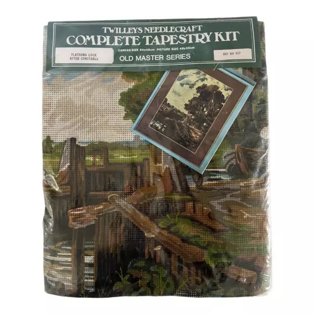 Kit de tapiz completo Twilleys Needlecraft Flatrock Lock After Constable 827