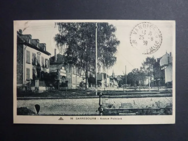 SARREBOURG Saarburg Moselle CPA 57 avenue poincaré