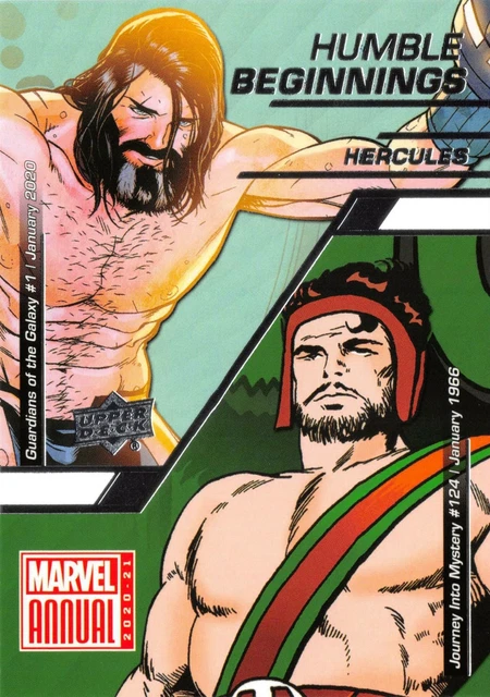 Marvel Annual 2020-21 (UD) HUMBLE BEGINNINGS Insert Card HB-9 / HERCULES