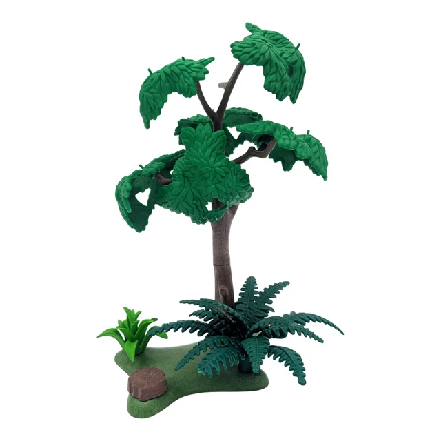 GRAND CHÊNE ARBRE 21 CM Haut Playmobil Pour Vert Foncé Forêt Chevalier