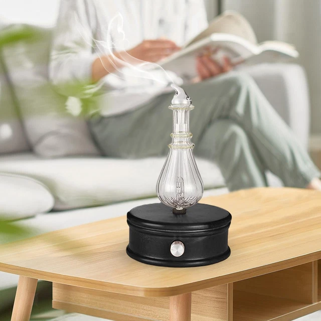 Base En Bois Colorée De Lumière De Nuit De Diffuseur D'huile Essentielle D'USB