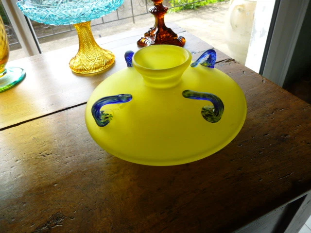 Grand Vase En Verre Transparent - Très Bon état - Occasion - Décoration Intérieure