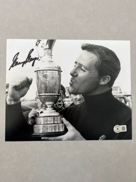 Gary Player autographed signed 8x10 photo Beckett BAS COA Golf PGA Masters Rare