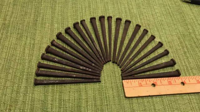 Antique Nails - 4" Spike style - Never used - 22 available - Vintage