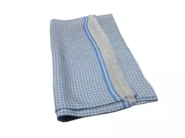 Sciarpa in seta stampata da uomo azzurra made italy azzurro carta zucchero silk