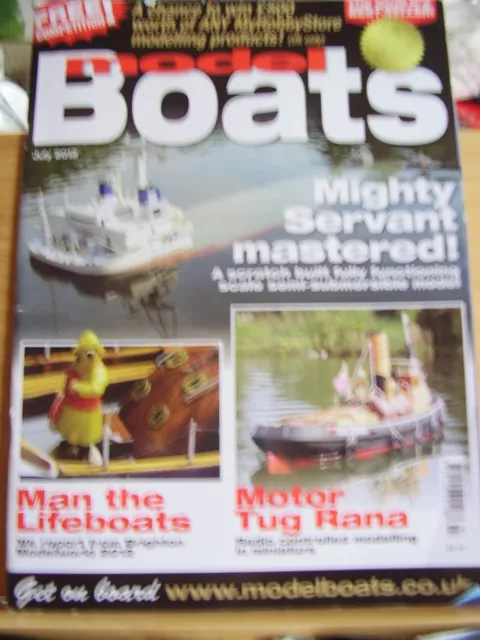 Modellboot Magazin Juli 2012 Mighty Servant 3 Motor Schlepper Rana