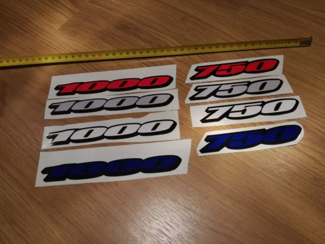 Suzuki gsx-r 750, 1000 side fairing stickers. Free shipping