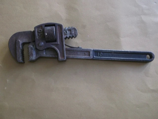 Ancienne Clé à Molette Peugeot 20 Cm – Modèle 113/12 Acier Chromé