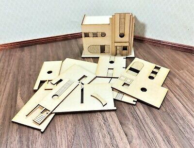 Art Deco Boxes Sheet  SB110 dollhouse miniature Dragonfly 1/12 scale Kit 