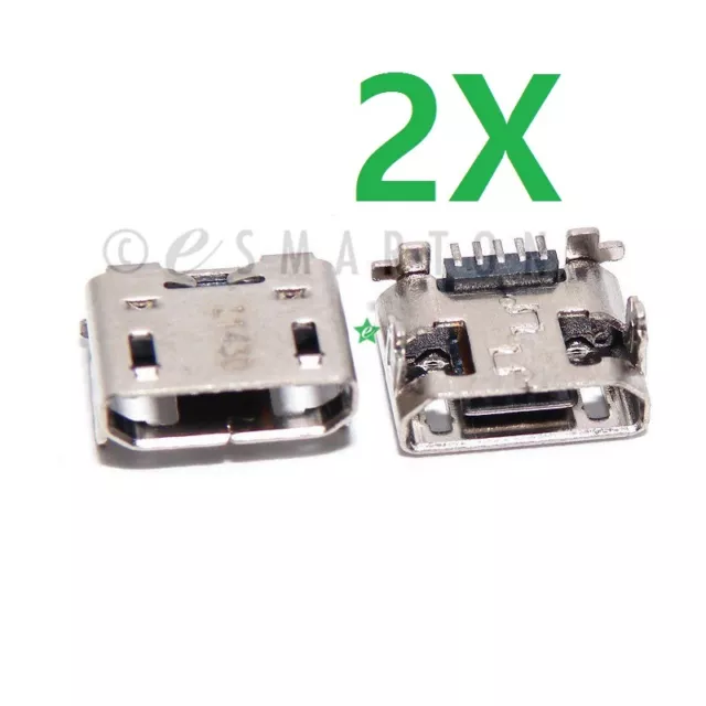 2X Ellipsis 8 QTAQZ3 Micro USB Charger Charging Port Dock Connector Verizon USA