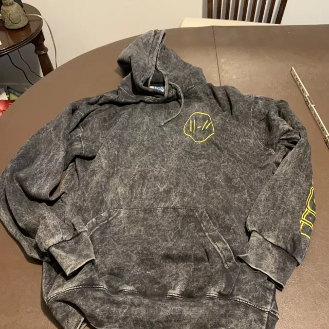 TWENTY ONE PILOTS Hoodie medium Black Weathered Trench Sweatshirt