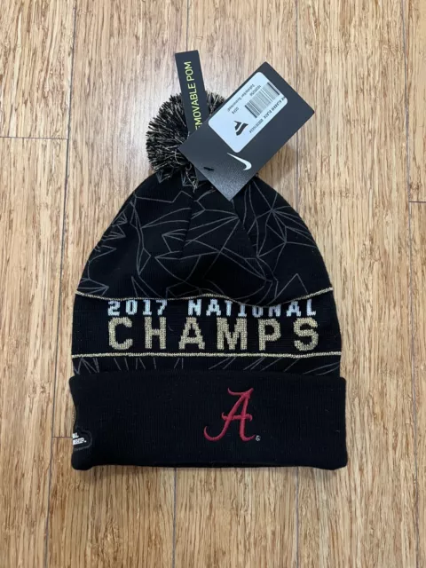 Nike Alabama Crimson Tide 2017 National Championship Beanie Hat