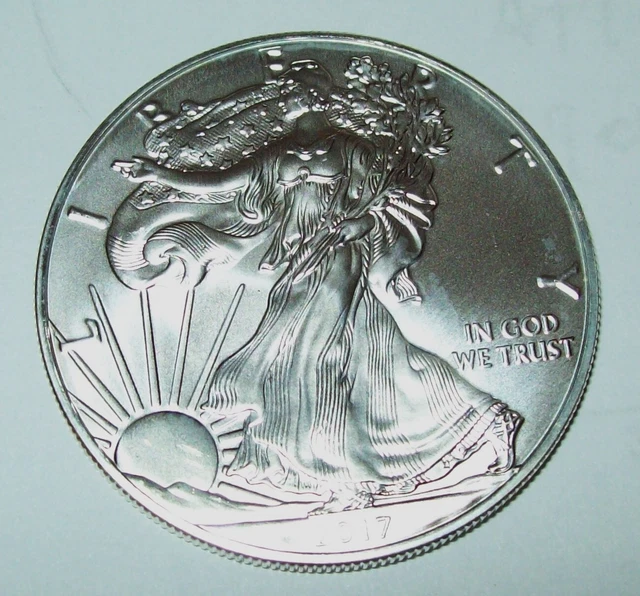 2017 American Silver Eagle 1 Troy Oz. .999 Fine One Dollar Coin $1 2017 American Silver Eagle 1 Troy Oz. .999 Fine One Dollar Coin $1