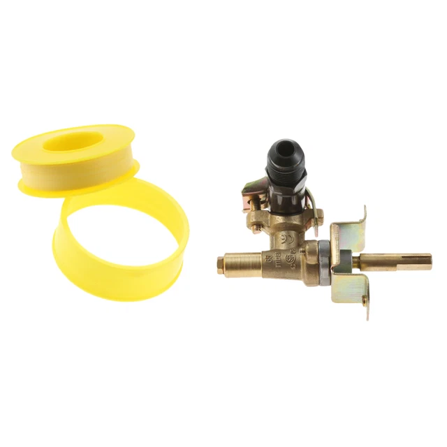 Natural Gas Conversion Control Valve Kit with Yellow Tape for Firebowl Fire Pit