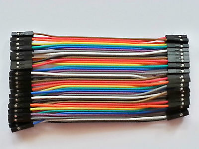 Raspberry Pi Arduino 20x Cables Dupont 10cm Male/Femelle pour BreadBoard Arduino 