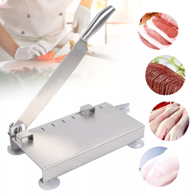 Manual Stainless Steel Meat Quick Slicer Cutter Beef Ham Cutting Machine