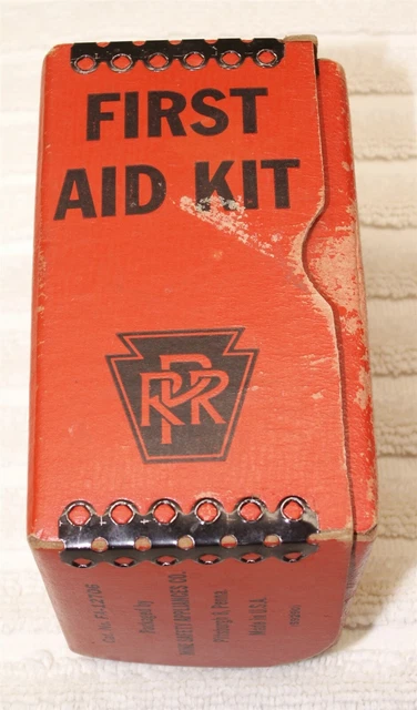Vintage Pennsylvania Railroad First Aid Kit