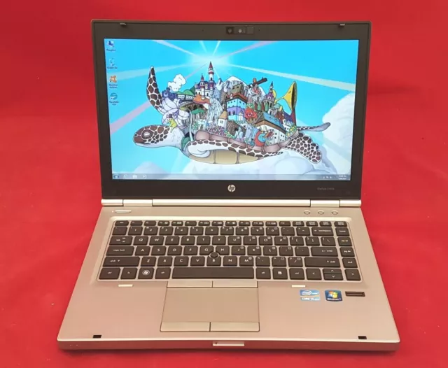 HP ELITEBOOK 8460p INTEL CORE I5 @ 2.6GHz 4GB 320GB HDD DVDRW WEBCAM WIN7 PRO