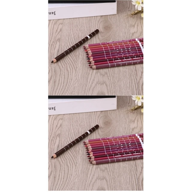 Juego de 12 PIEZAS de maquillaje de labios fácil aplicación para damas niñas mujeres
