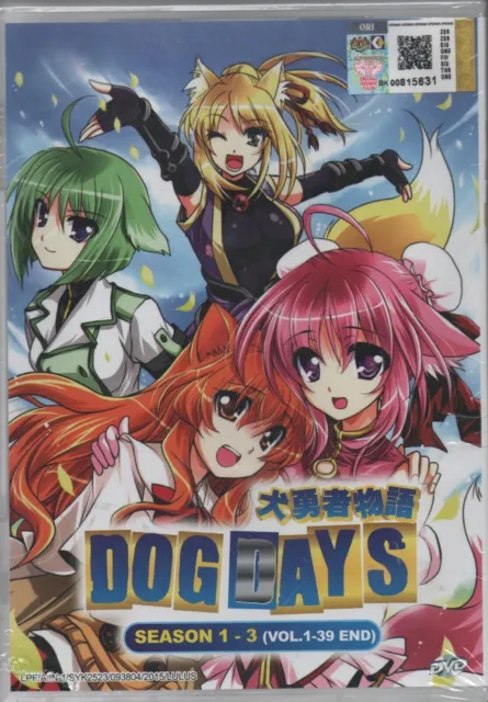 DVD~ANIME DOG DAYS SEASON 1-3 COMPLETE TV SERIES VOL.1-39 END + FREE SHIP 