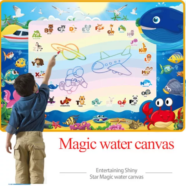 70*100cm Kinder Magic Doodle Malmatte Matte wie Aqua Doodle Malen mit Wasser
