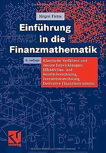 Einführung in die Finanzmathematik von Tietze, Jurgen | Buch | Zustand sehr gut