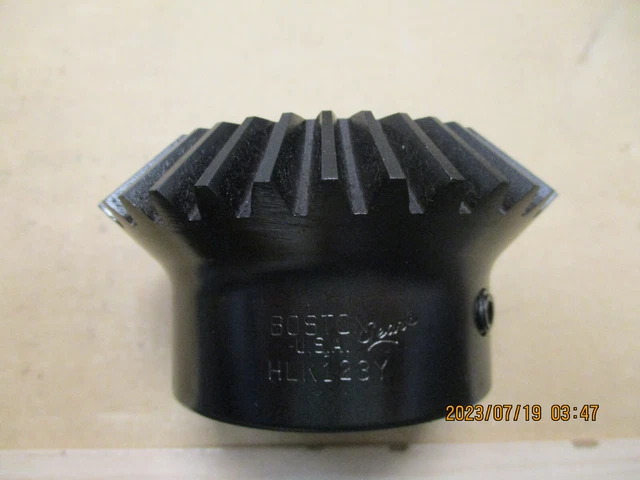 New Other Boston Hlk123Y (M832) Miter Gear, 1" Bore, Ky Wy, 1 S.s., 8 D.p., 32T.