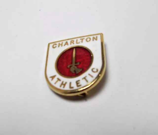 Charlton Athletic Fc - Vintage  Enamel Crest Badge.