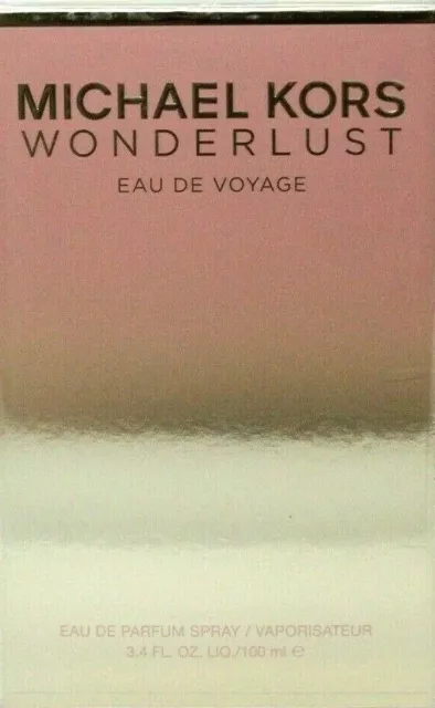 MICHAEL KORS WONDERLUST EAU DE VOYAGE EAU DE PARFUM SPRAY 3.4 Oz / 100 ml NEW!!!