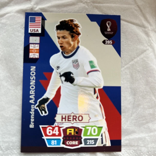 FIFA WORLD CUP qatar 2022 Brenden Aaronson HERO card 285 new