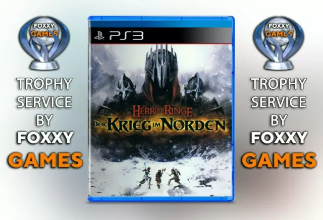 The Lord of the Rings: War in the North PS3 Trophy Trophäen Platin Service