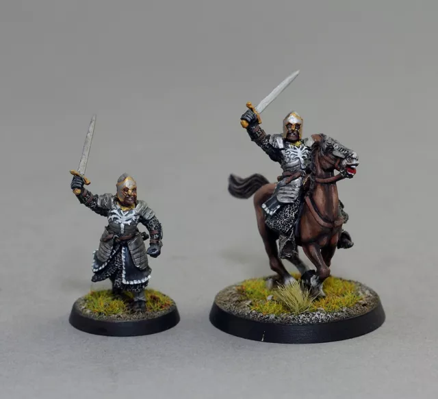 Faramir Foot and Mounted Pro Painted Lotr lord of the rings Rohan Gondor