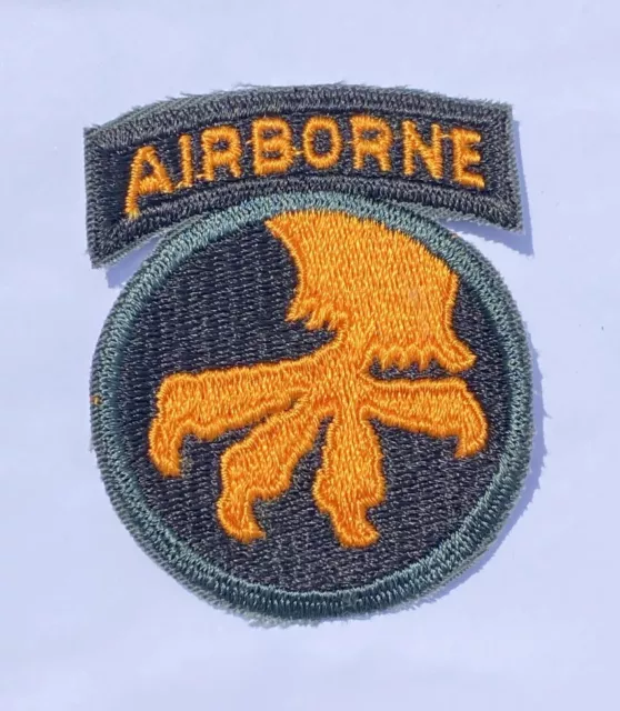 US ARMY 17th Airborne Division Patch Wk2 Ww II Uniform patch Aufnäher cute edge