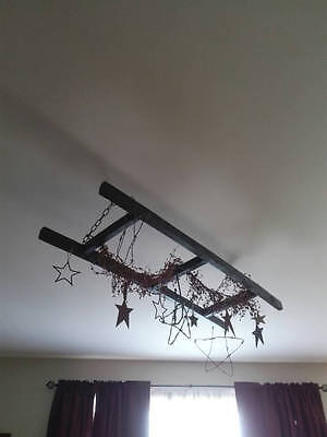 Handmade Wall Display Ladder,Quilt Ladder,Ceiling Ladder w/chains,made to order