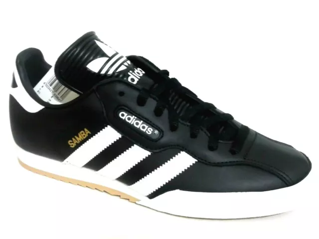 adidas Samba Super Mens Shoes Trainers Uk Size 7 to 12  019099  Black Leather