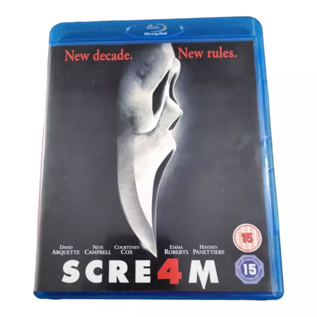 RARE OOP | Scream 4 Scre4m VGC (Blu-ray, Region B, 2011)