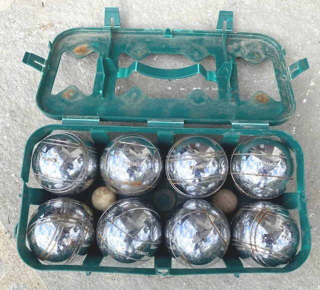 Paire De Boules De Pétanque Obut KTK 770 - Ancien Modèle, Acier, Fabrication Française