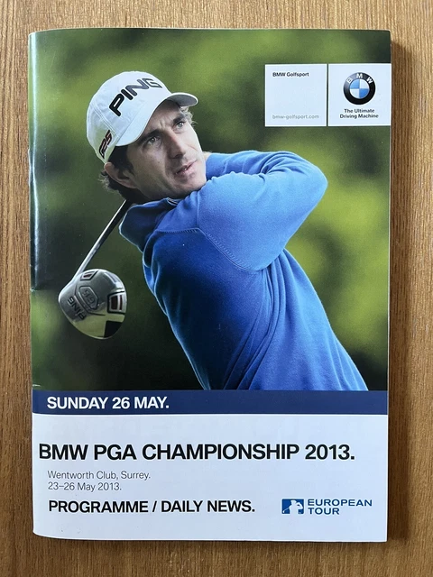 BMW PGA GOLF Championship Official Programme Wentworth May 2013