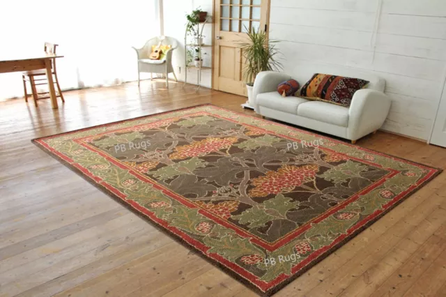 William Morris Design Old Antique Style Handmade Traditional Woolen Area Rugs William Morris Design Old Antique Style Handmade Traditional Woolen Area Rugs