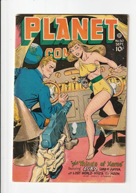 Planet Comics #50 1947 Fiction House Golden Age Sci-fi 1st Print