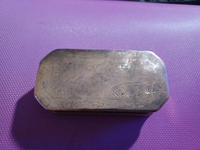 Tobacco Box, Silver Metal Tobacco Tin 1oz - Foto 8