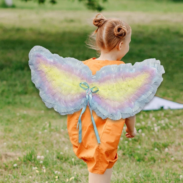 Kids Butterfly Wings Dreamlike Angel Wings for Carnival Festival Photo