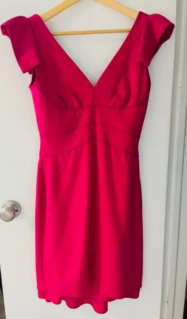 Womens ZAC POSEN Pink dress Size 6 Barbiecore Elegant