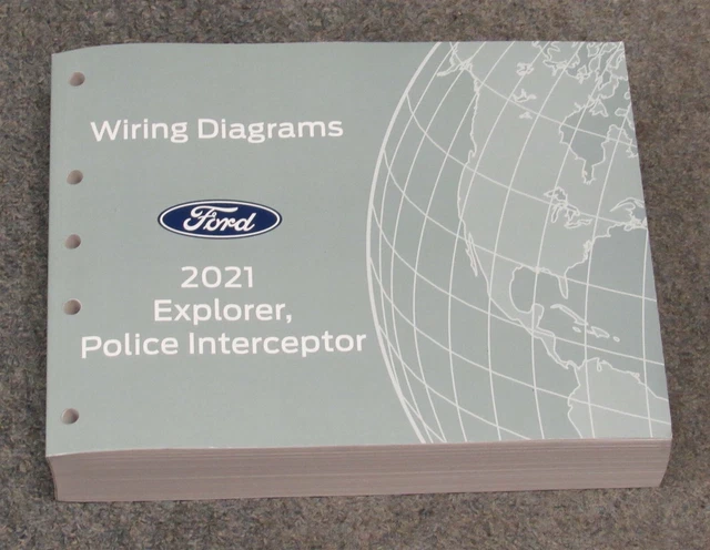 2022 FORD EXPLORER Police Interceptor Electrical Wiring Diagrams Guide